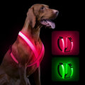Lighted Dog Harness with LED, Rechargeable for Night Walks